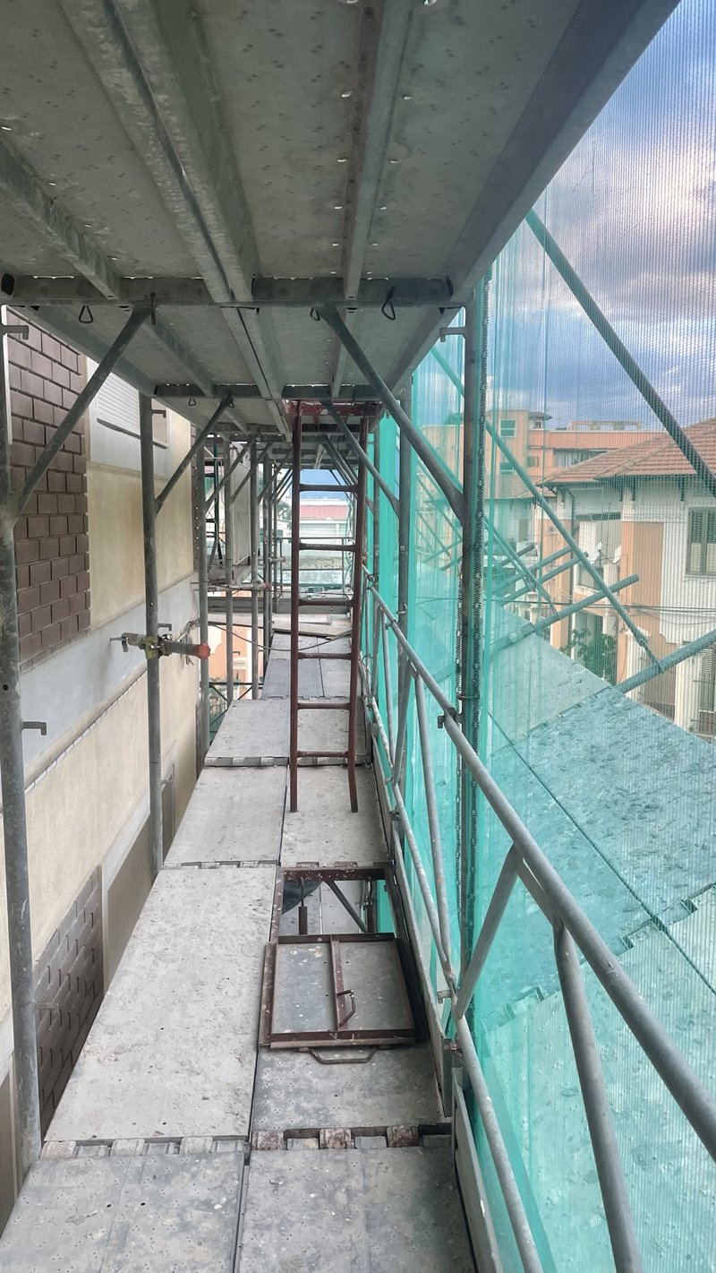 Cantiere facciata condominiale a Reggio Calabria | Quattrone Architetti
