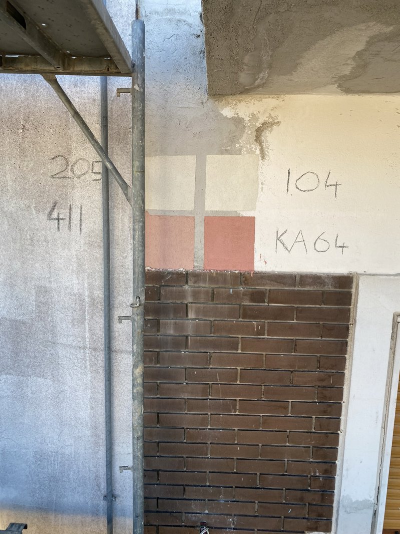 Prova colore facciata a Reggio Calabria | Quattrone Architetti